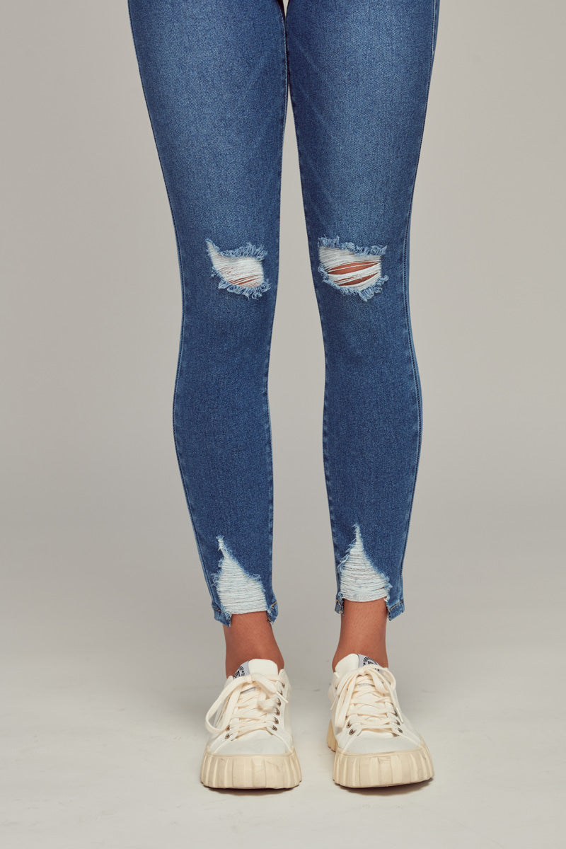 Stacey High Rise Ankle Skinny Jeans