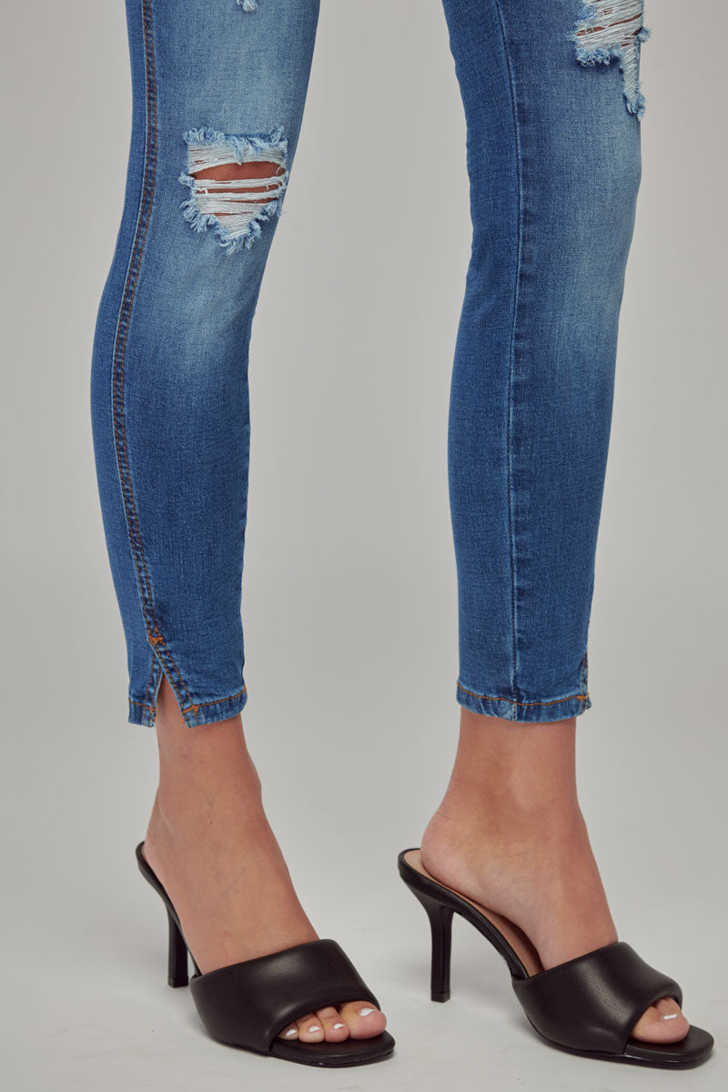 Colleen Mid Rise Ankle Skinny Jeans