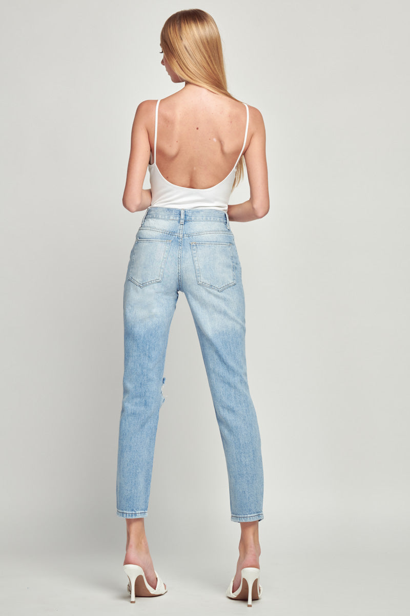 Joey High Rise Mom Jeans