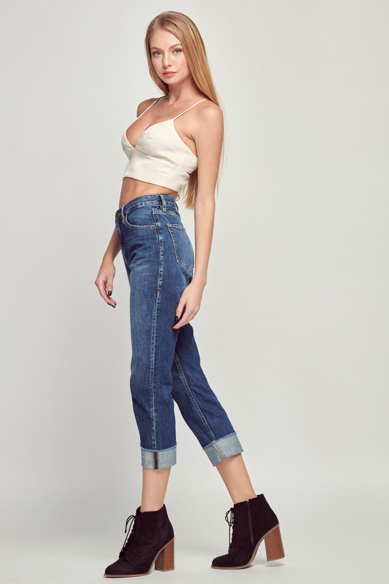 Liberty High Rise Straight Jeans